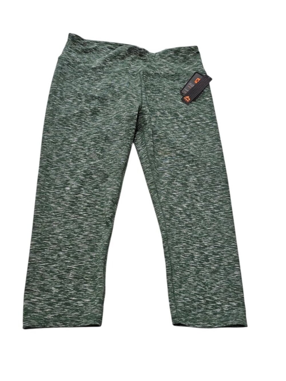 RBX Leggings Womens XL Green Capri Wicking Stretch Activewear Workout